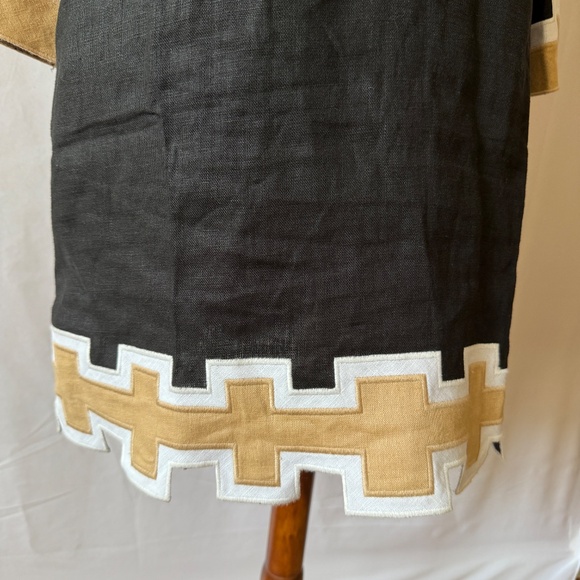 TUCKERNUCK X ATLANTIC PACIFIC LINEN DRESS PREPPY BREATHABLE RETRO MOD WHIMSY XS - Picture 10 of 12